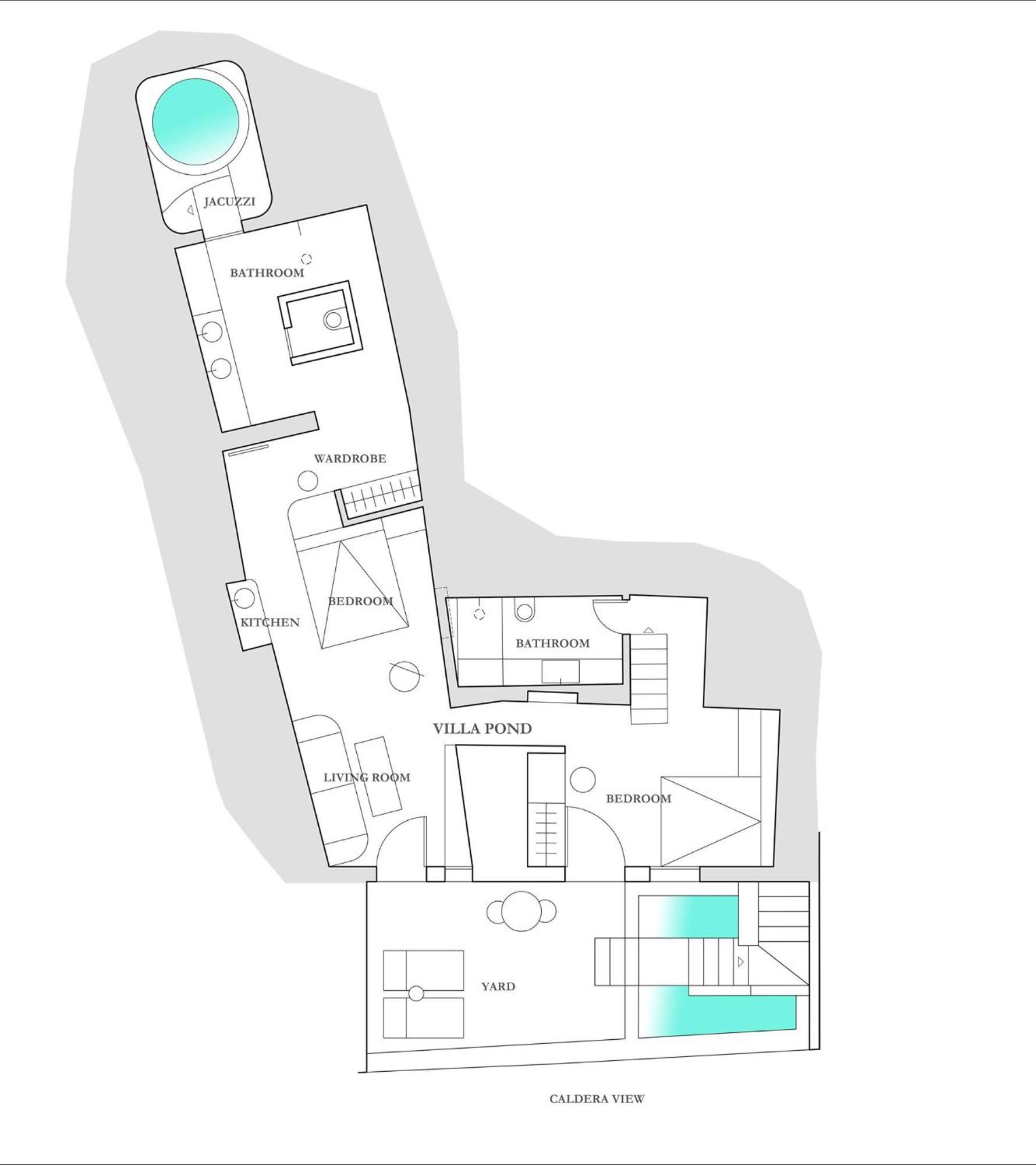 Olia Villas & Suites 이메로비글리 객실 사진