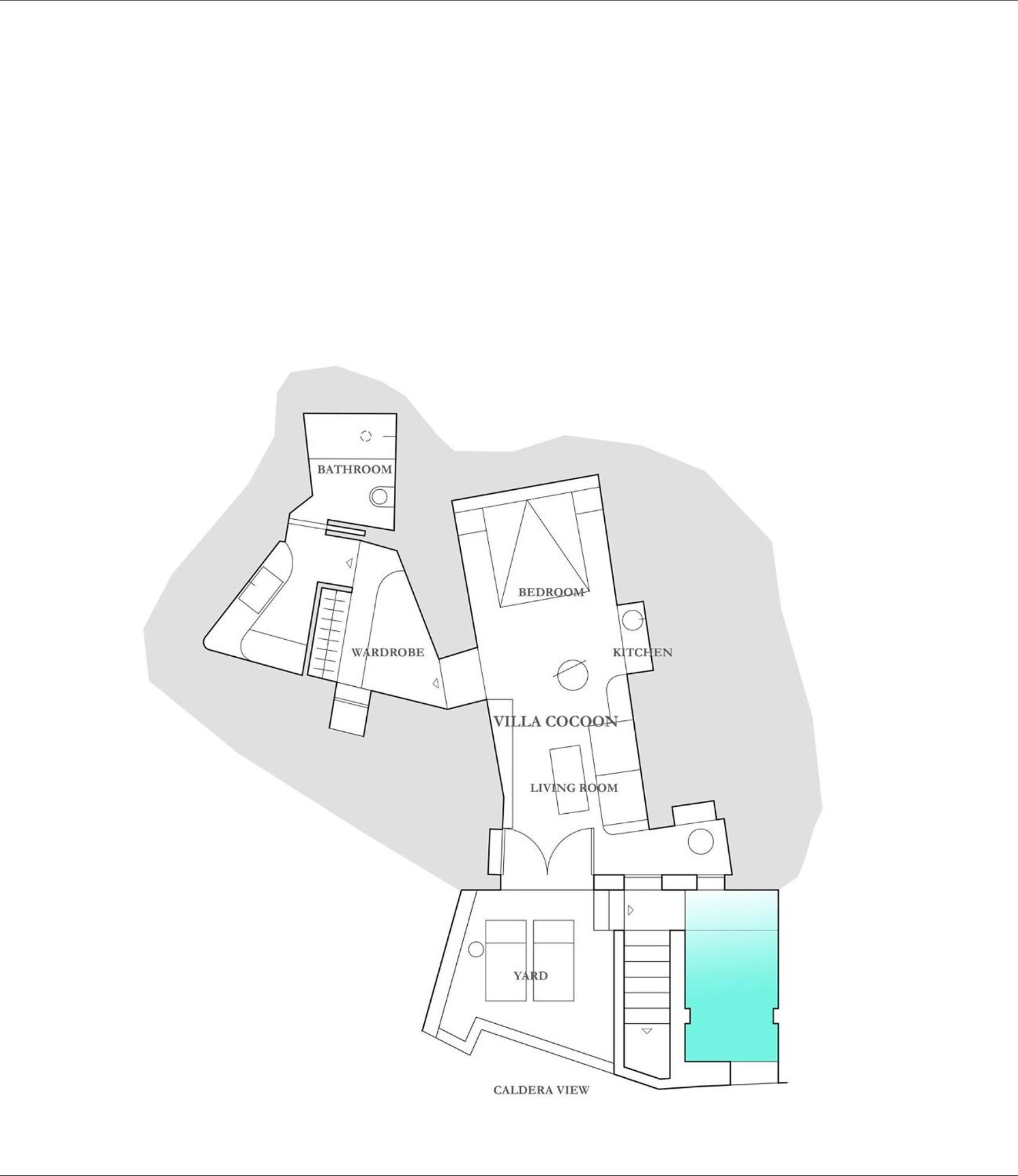 Olia Villas & Suites 이메로비글리 객실 사진